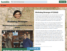 Tablet Screenshot of birthdaystranger.com